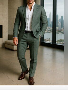 Indochino Wool Blend seersucker 2-Piece Suit